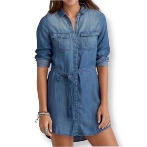 American Eagle Denim Style Wrap Dress
